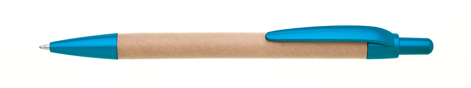 VIRON METALIC propiska papírová tyrkysová