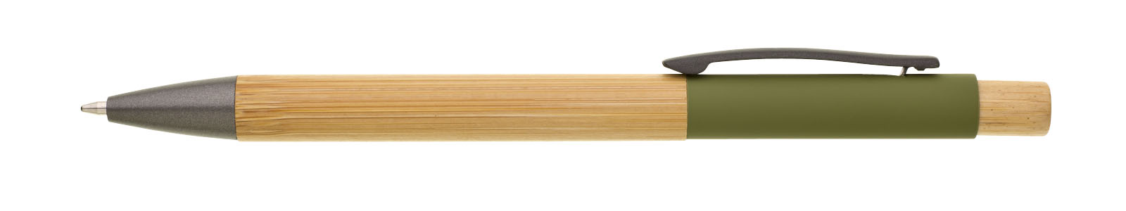 APULI SOFT propiska bambus/kov zelená