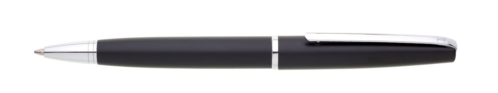 GINALI BLACK propiska kov stříbrná