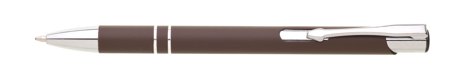 SIONA SOFT propiska kov hnědá