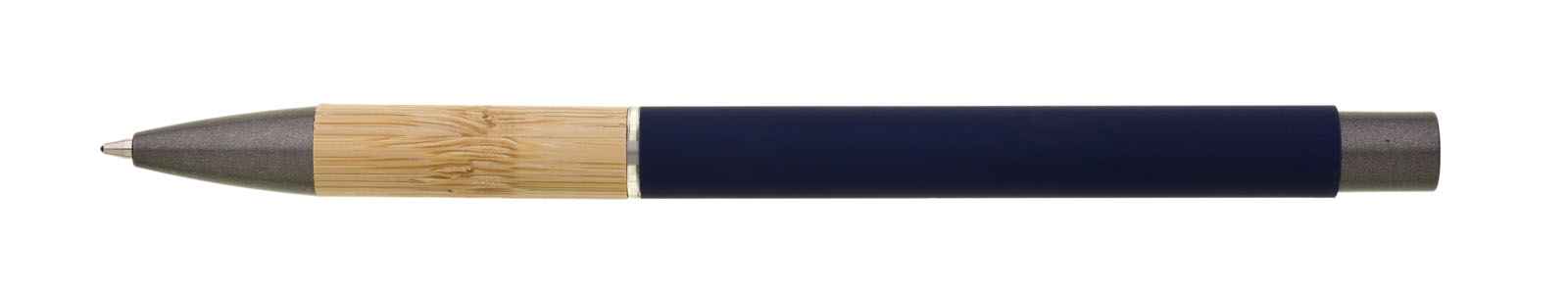 DORIO SOFT propiska bambus/kov - hrot 1,0 mm modrá