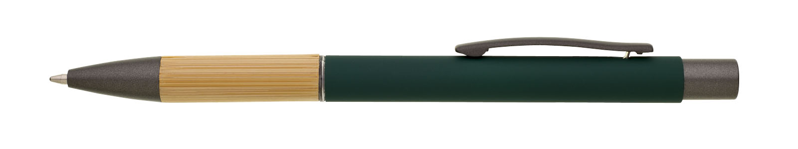 DORIO SOFT propiska bambus/kov - hrot 1,0 mm zelená