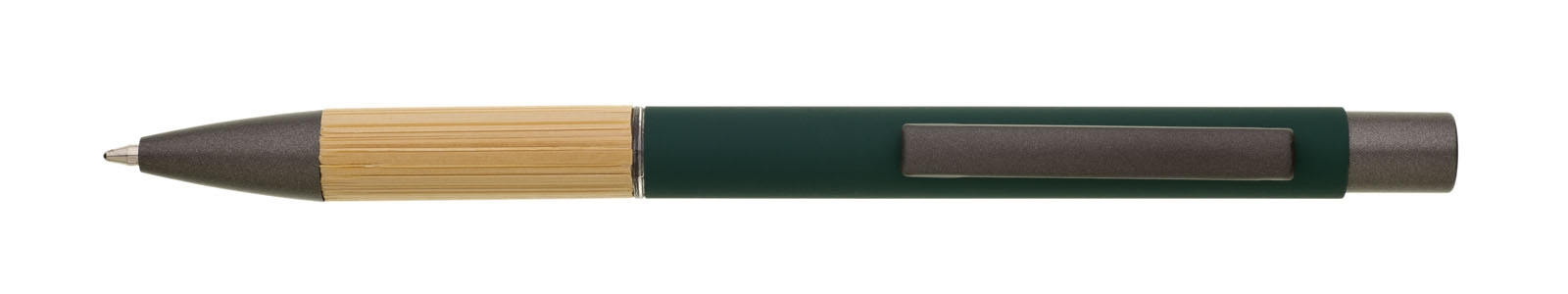 DORIO SOFT propiska bambus/kov - hrot 1,0 mm zelená