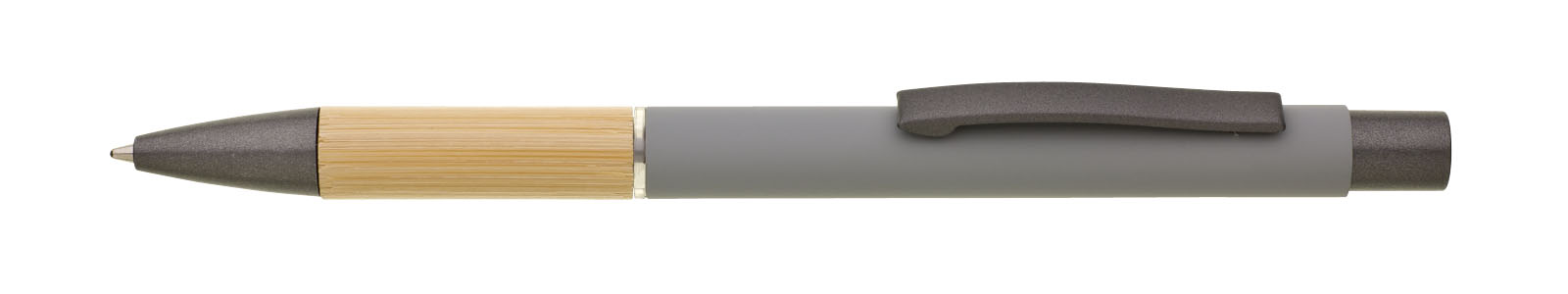DORIO SOFT propiska bambus/kov - hrot 1,0 mm šedá
