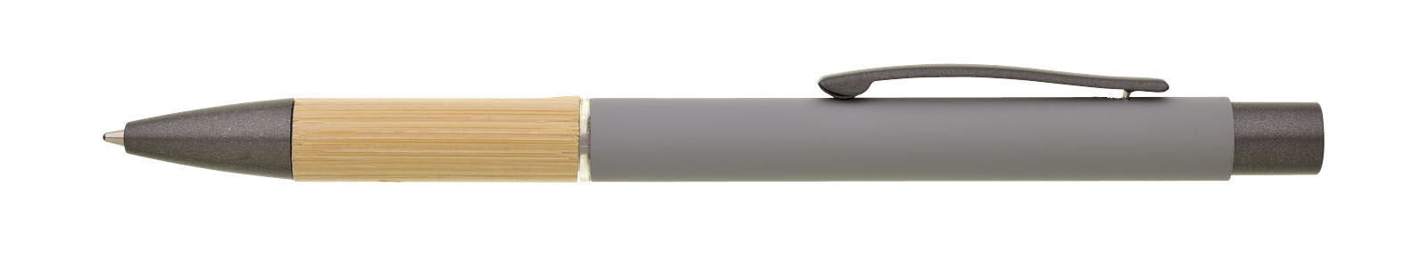 DORIO SOFT propiska bambus/kov - hrot 1,0 mm šedá