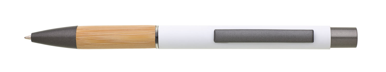 DORIO SOFT propiska bambus/kov - hrot 1,0 mm bílá