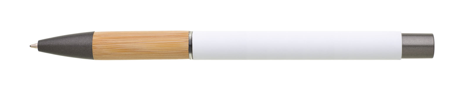 DORIO SOFT propiska bambus/kov - hrot 1,0 mm bílá