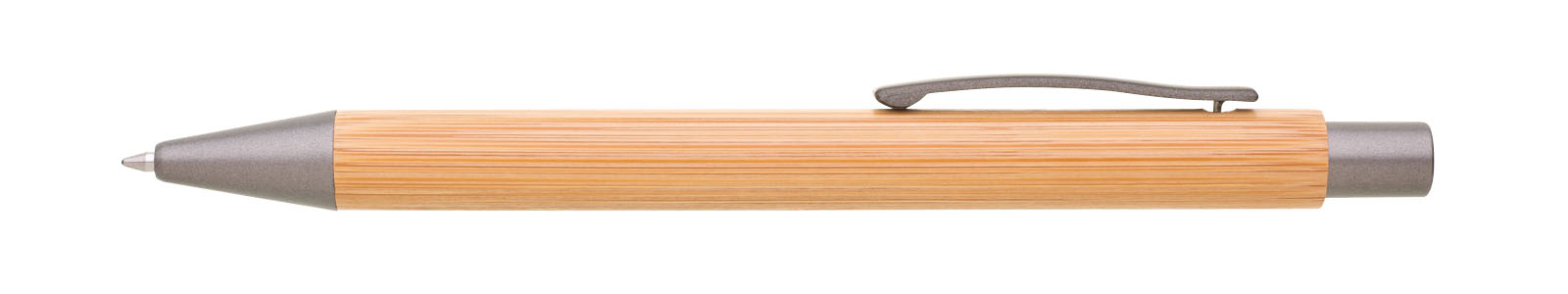 RIVET propiska bambus/kov šedá