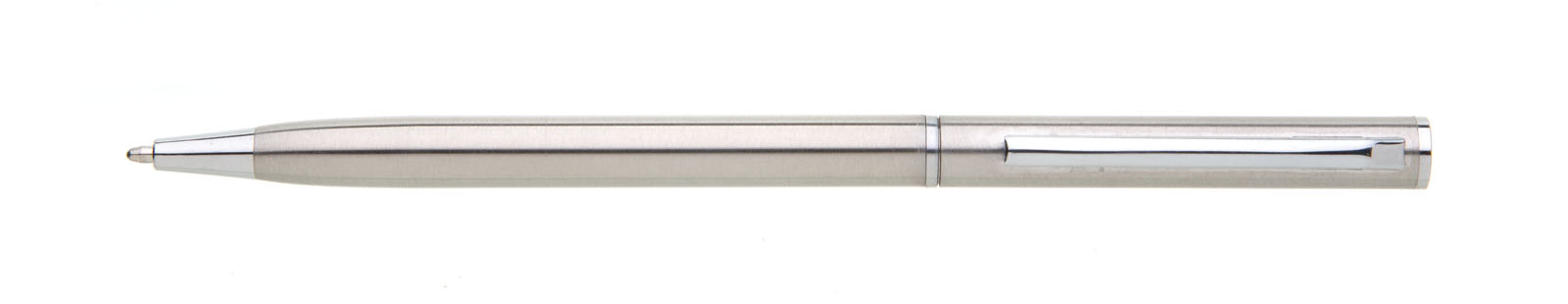 PIAZA STEEL propiska kov stříbrná