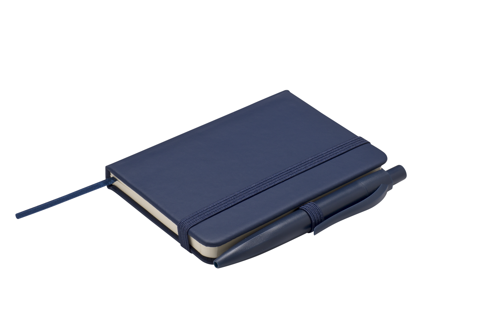 PURENOTE SET zápisník A7 s propiskou modrá navy