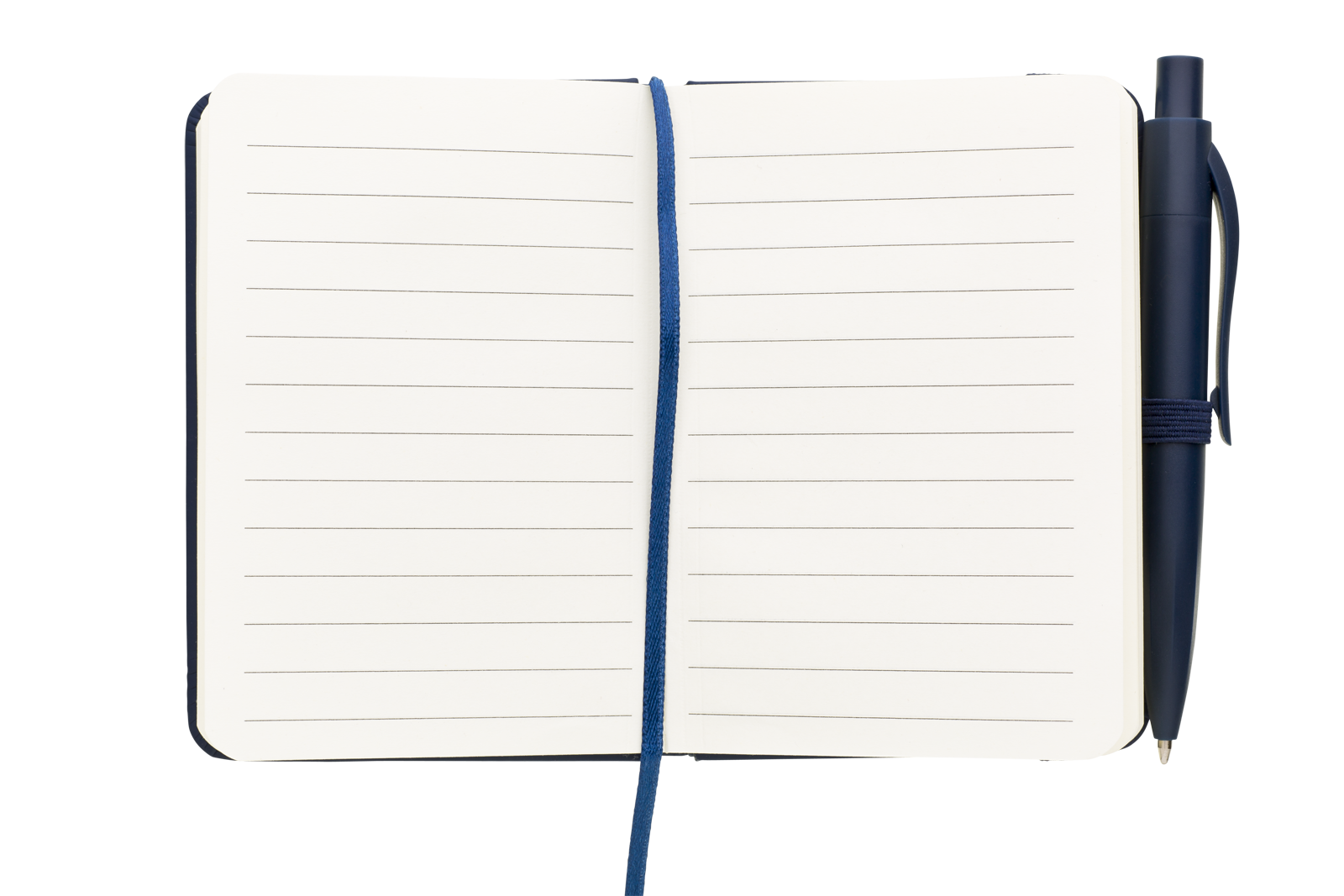 PURENOTE SET zápisník A7 s propiskou modrá navy