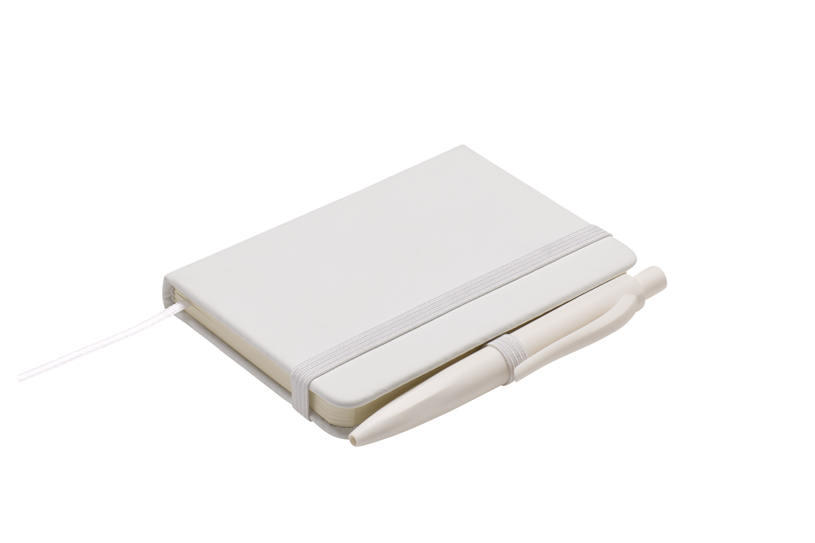 PURENOTE SET zápisník A7 s propiskou bílá