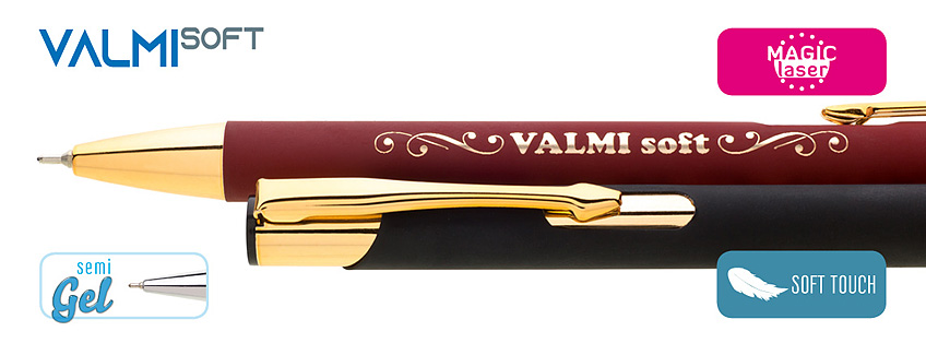 VALMI SOFT SG propiska kov - hrot 0,5 mm bílá