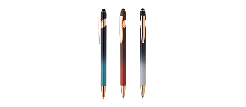 ARCO DUO RE propiska kov červená