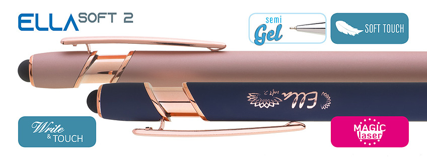 ELLA SOFT SG propiska kov - hrot 0,5 mm černá